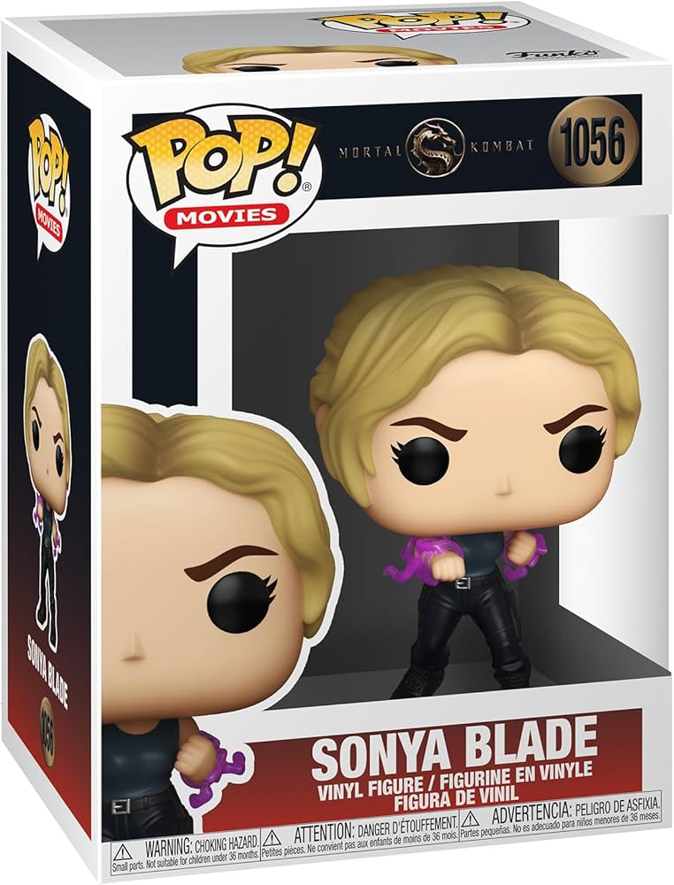 MORTAL KOMBAT   POP FUNKO VINYL FIGURE   SONYA BLADE 1056