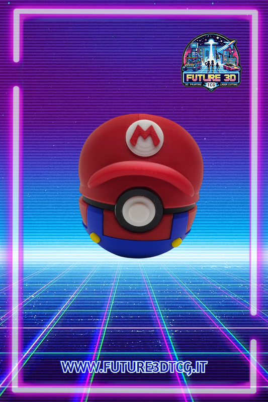 Monsterball   Mario – Fan Art Stampa 3D   Poke Prints