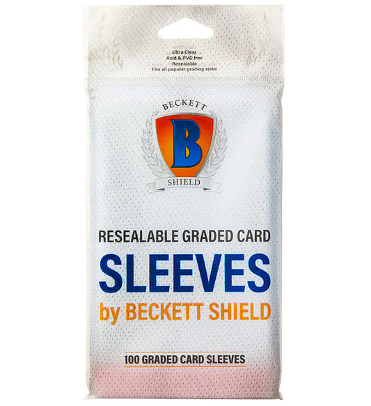Beckett Shield - Graded Card Sleeves (100 SLEEVES)
